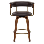 Costa Walnut Bar Stool Brown