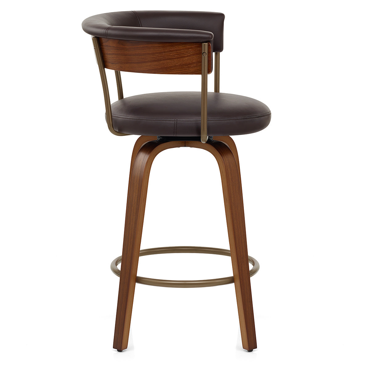 Costa Walnut Bar Stool Brown