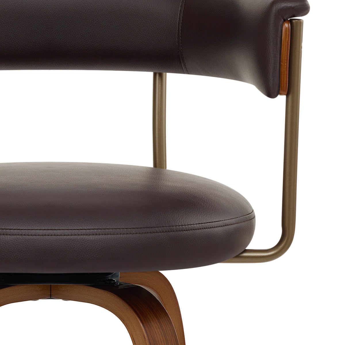 Costa Walnut Bar Stool Brown