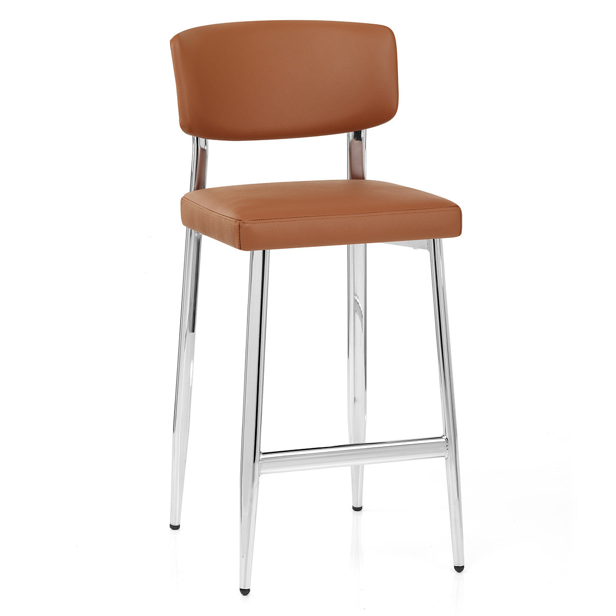 Parker Bar Stool Tan Real Leather