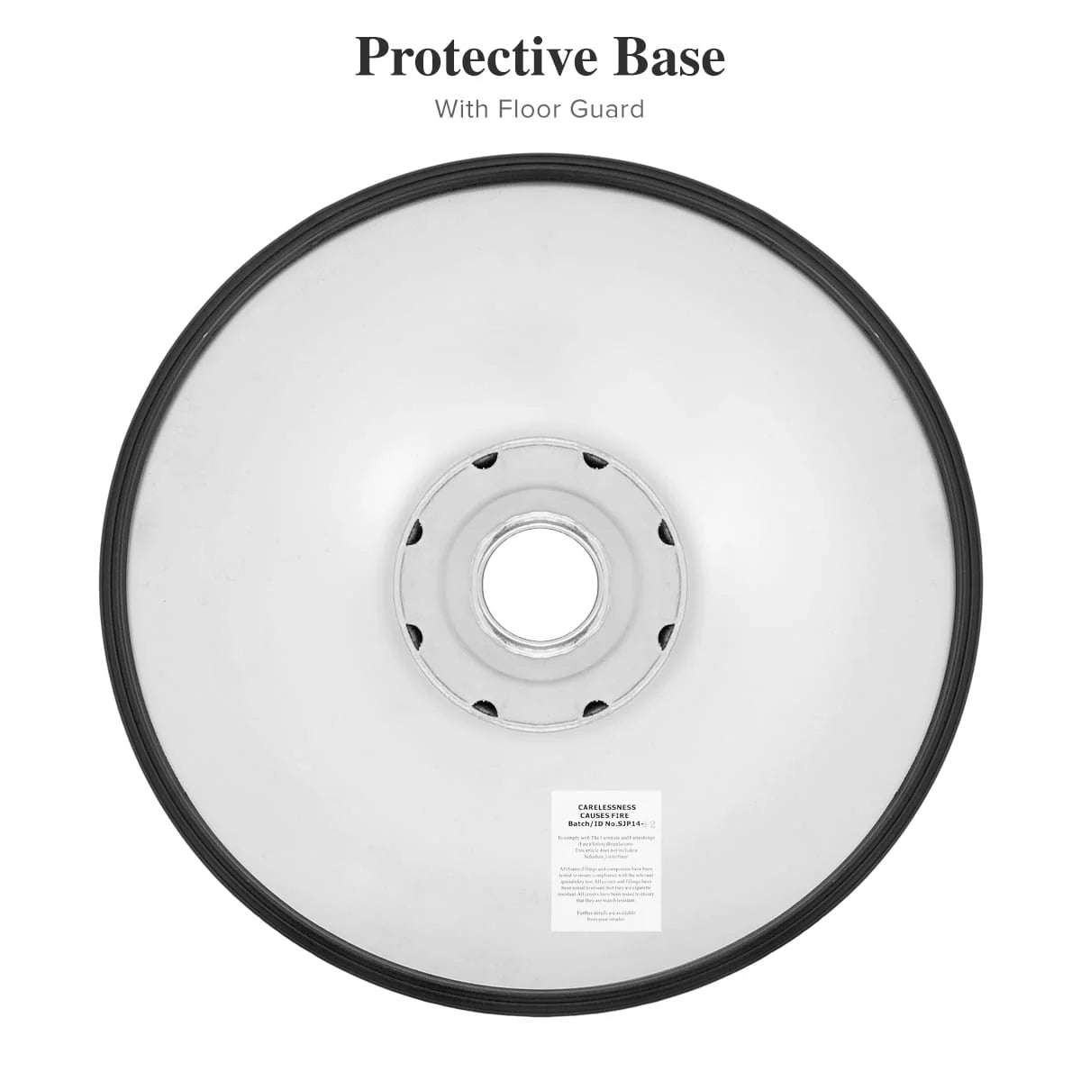 Lush Chrome Stool Black With Arms