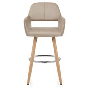 Kite Wooden Stool Antique Taupe