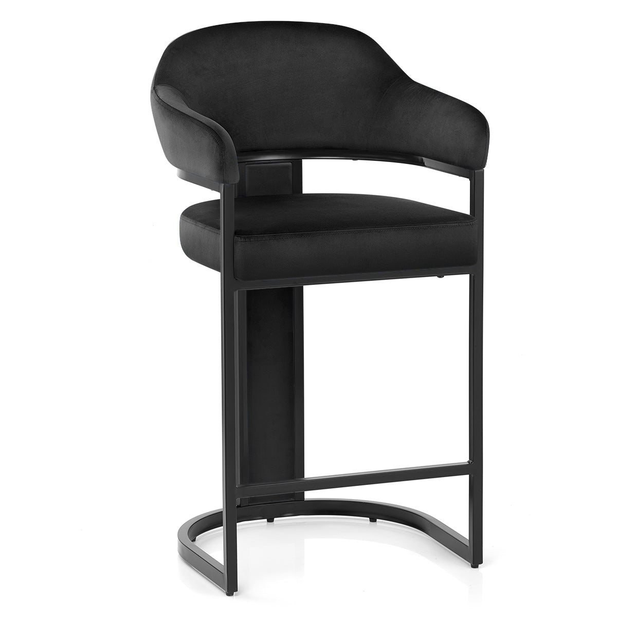 Niagara Bar Stool Black Velvet