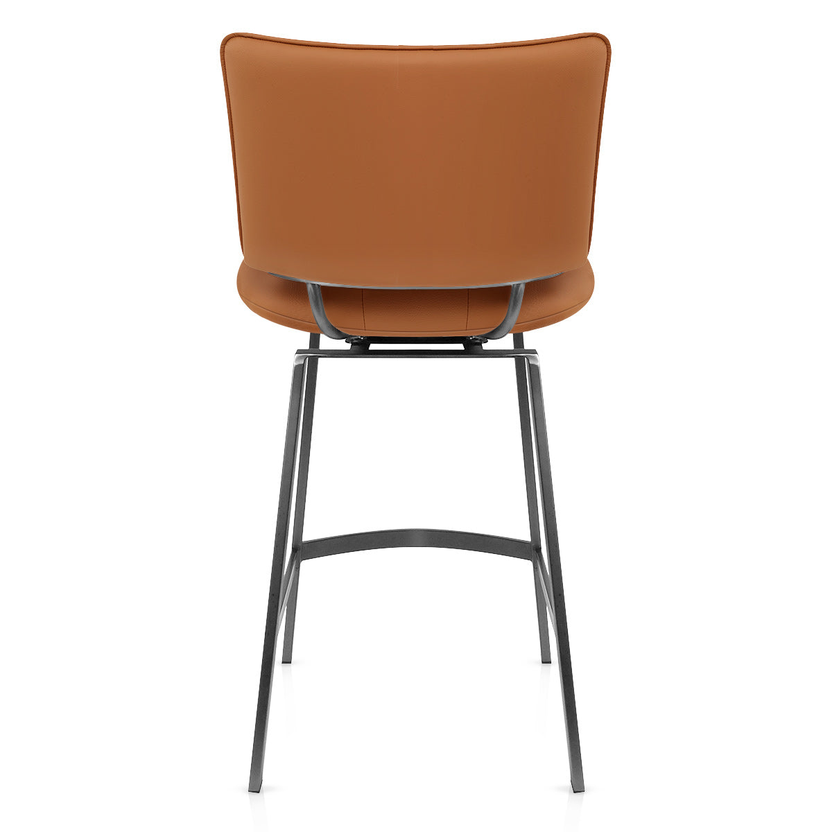 Finello Bar Stool Tan Eco Leather
