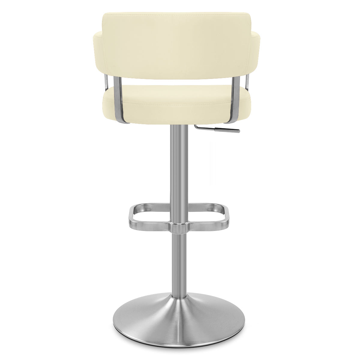 Sierra Bar Stool Cream Real Leather