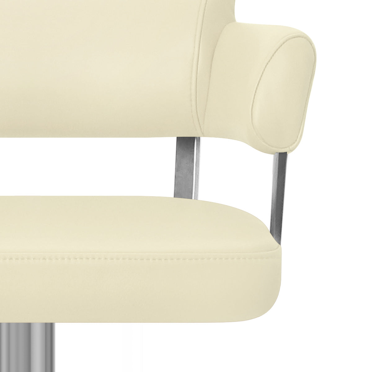 Sierra Bar Stool Cream Real Leather