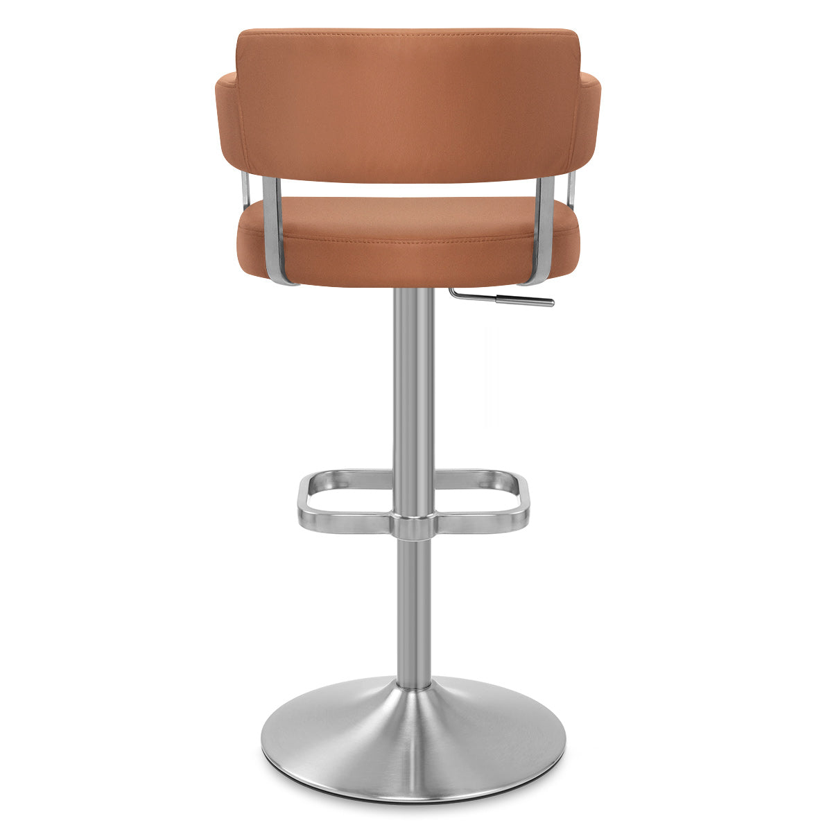 Sierra Bar Stool Tan Real Leather