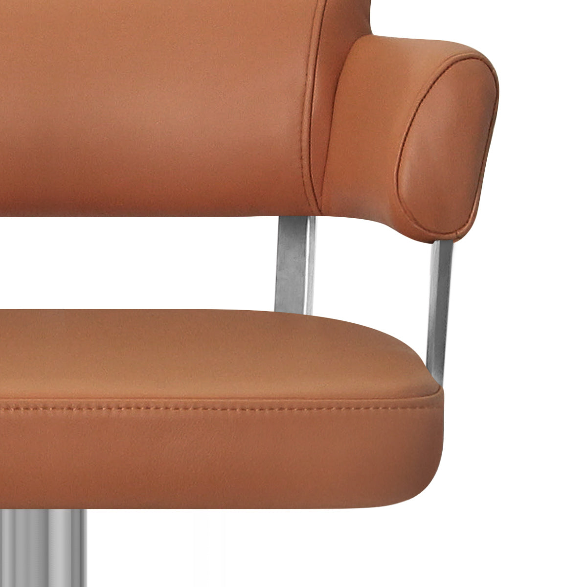 Sierra Bar Stool Tan Real Leather