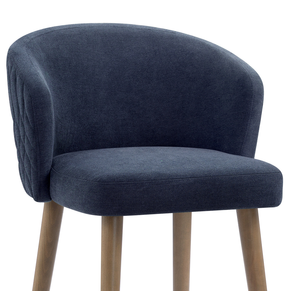 Boston Bar Stool Blue Fabric