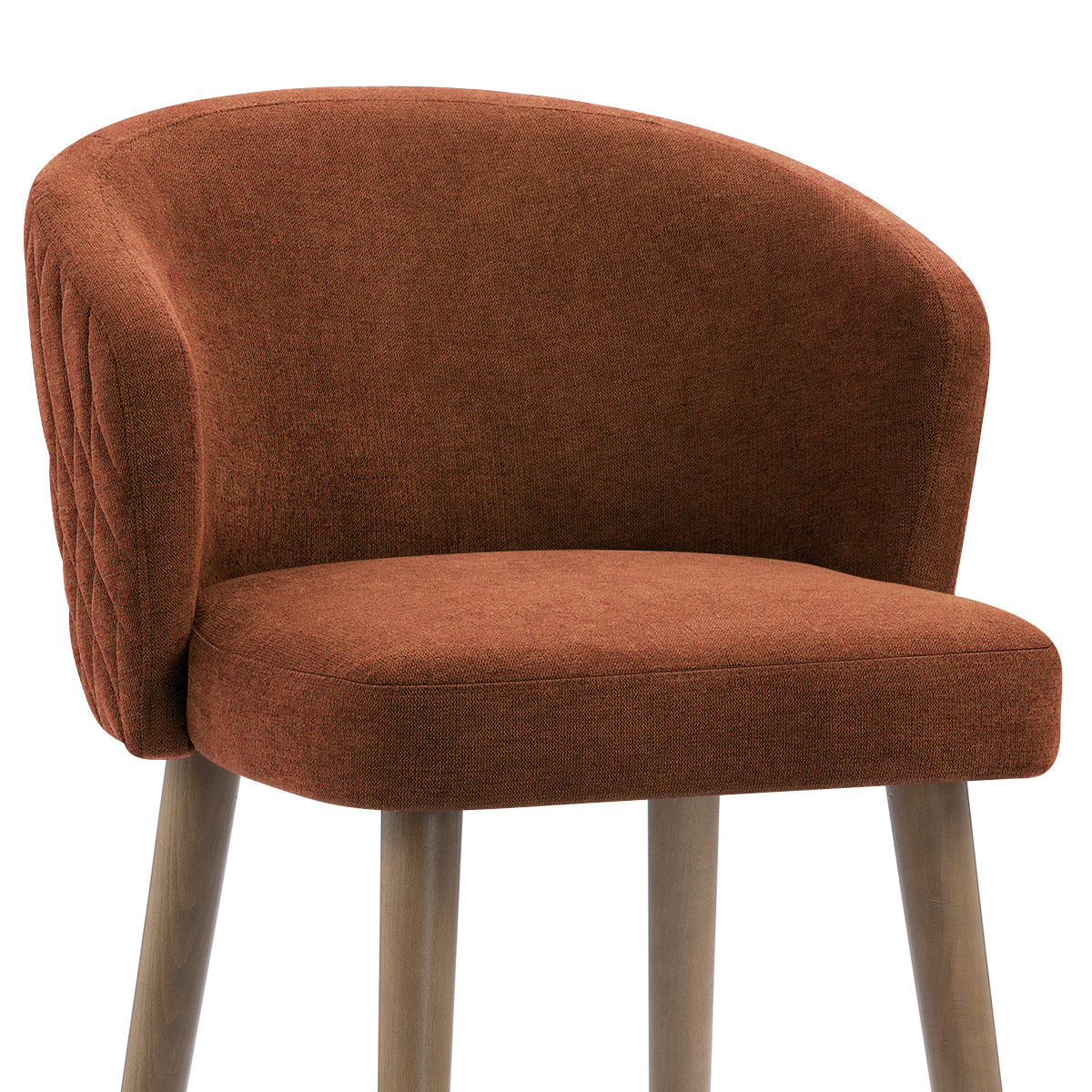 Boston Bar Stool Rust Fabric