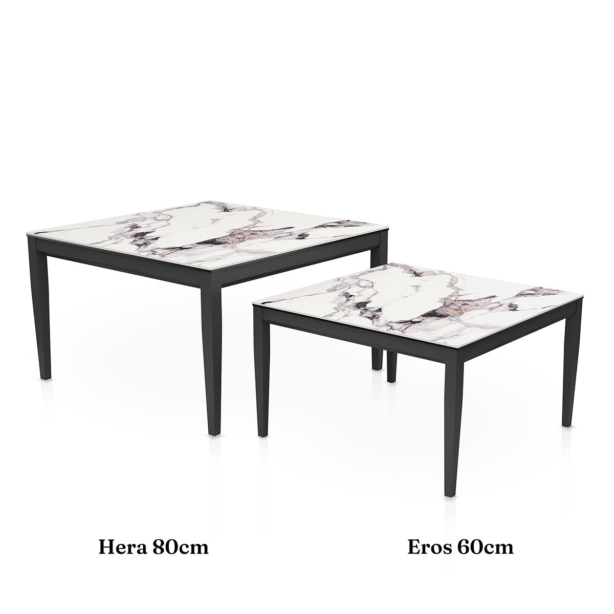 Eros 60cm Black Coffee Table