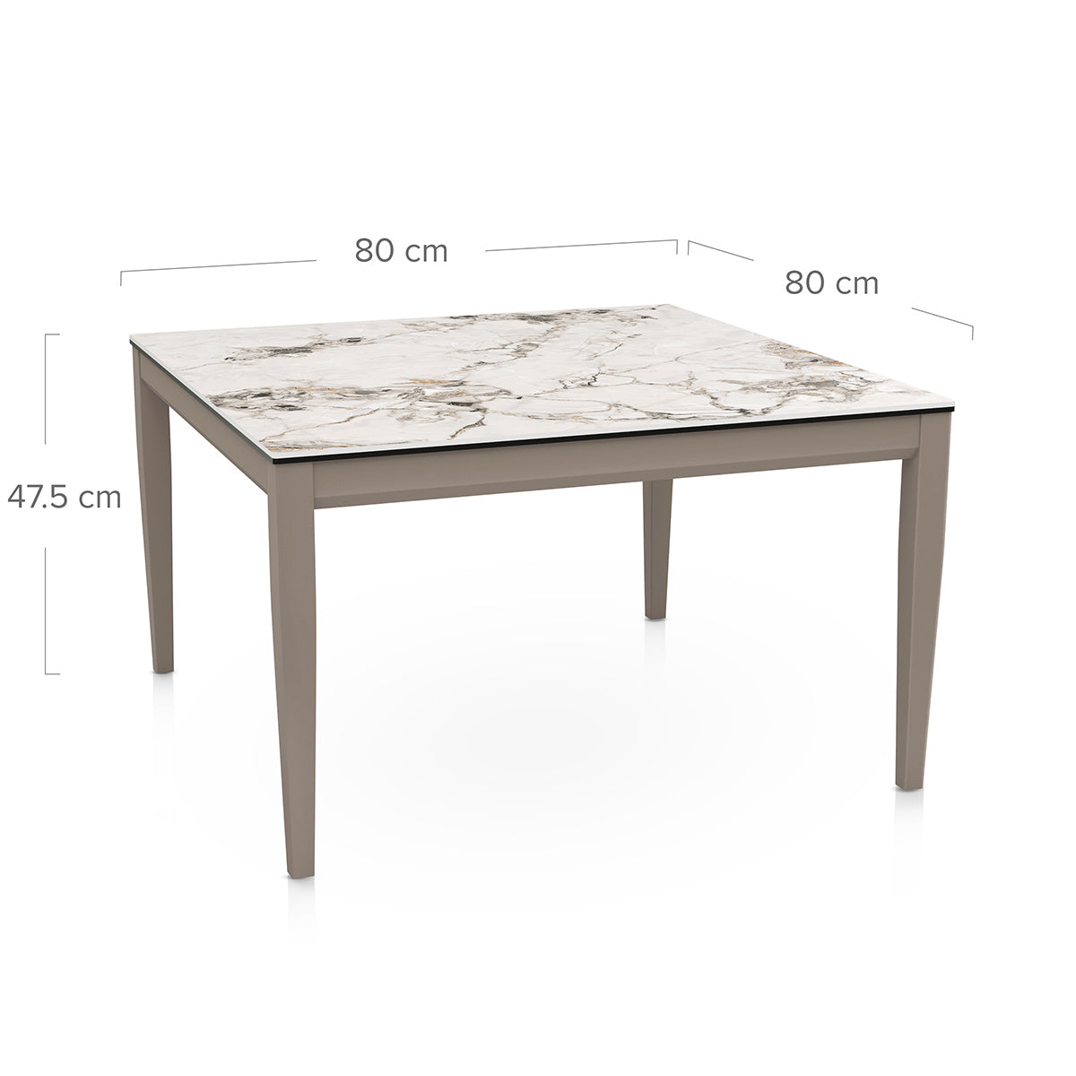 Hera 80cm Bronze Coffee Table