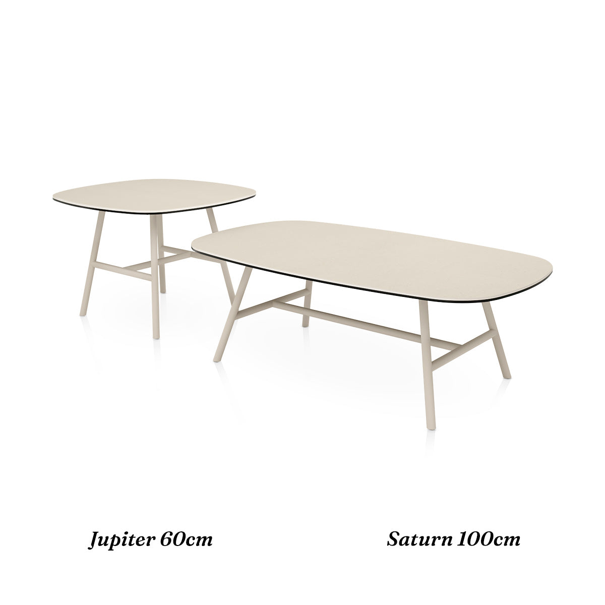 Jupiter 60cm Coffee Table Cream