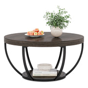 Orinoco 80cm Dark Wood Coffee Table