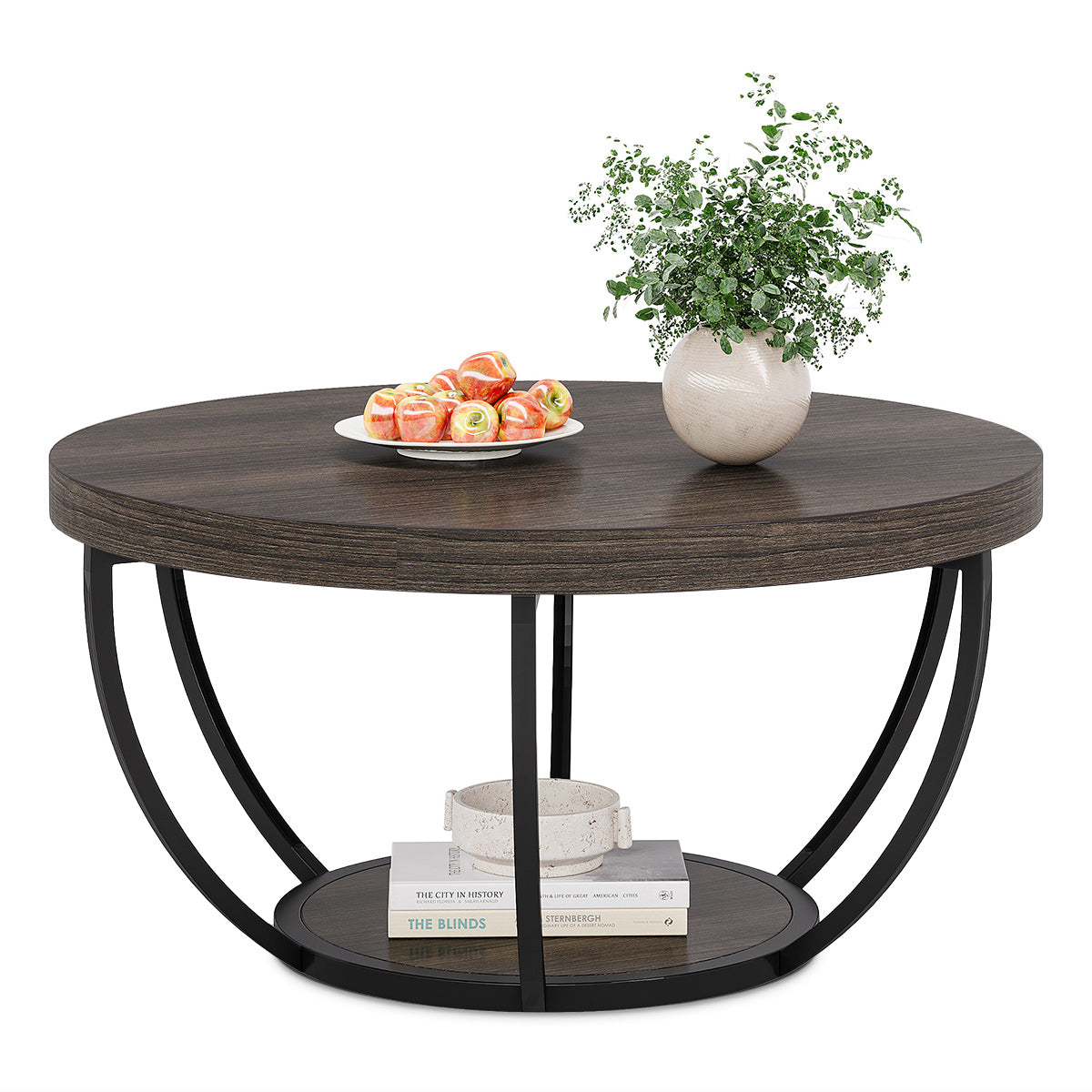 Orinoco 80cm Dark Wood Coffee Table