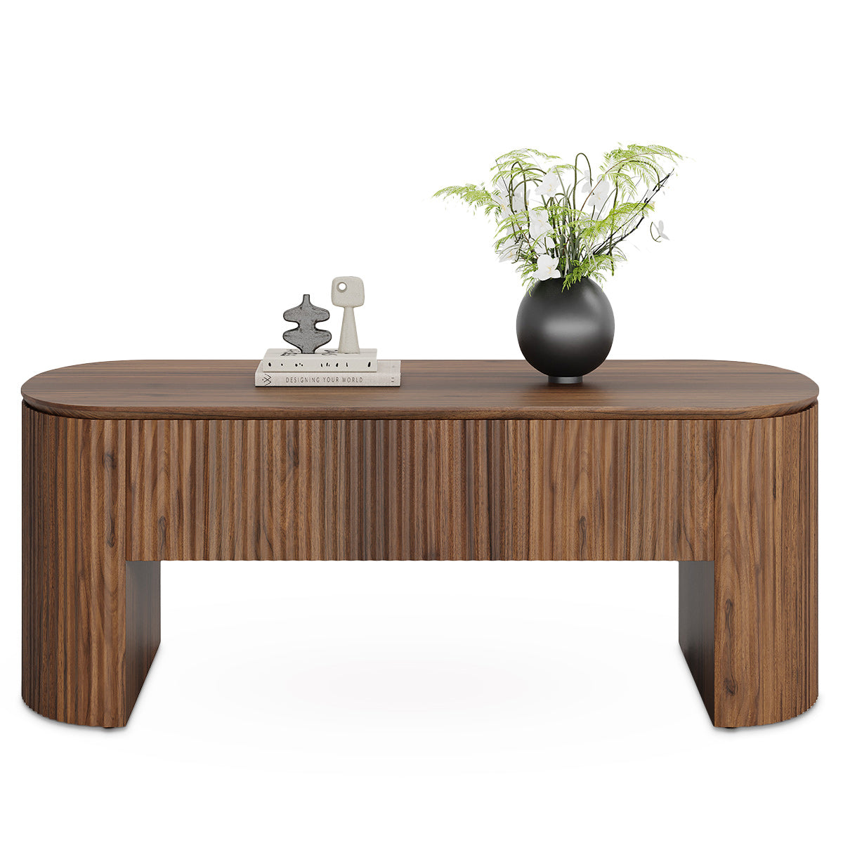 Garda 120cm Walnut Storage Coffee Table
