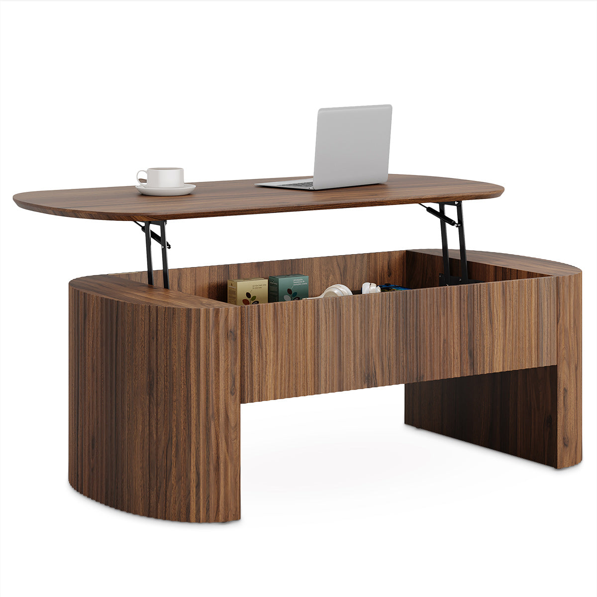 Garda 120cm Walnut Storage Coffee Table