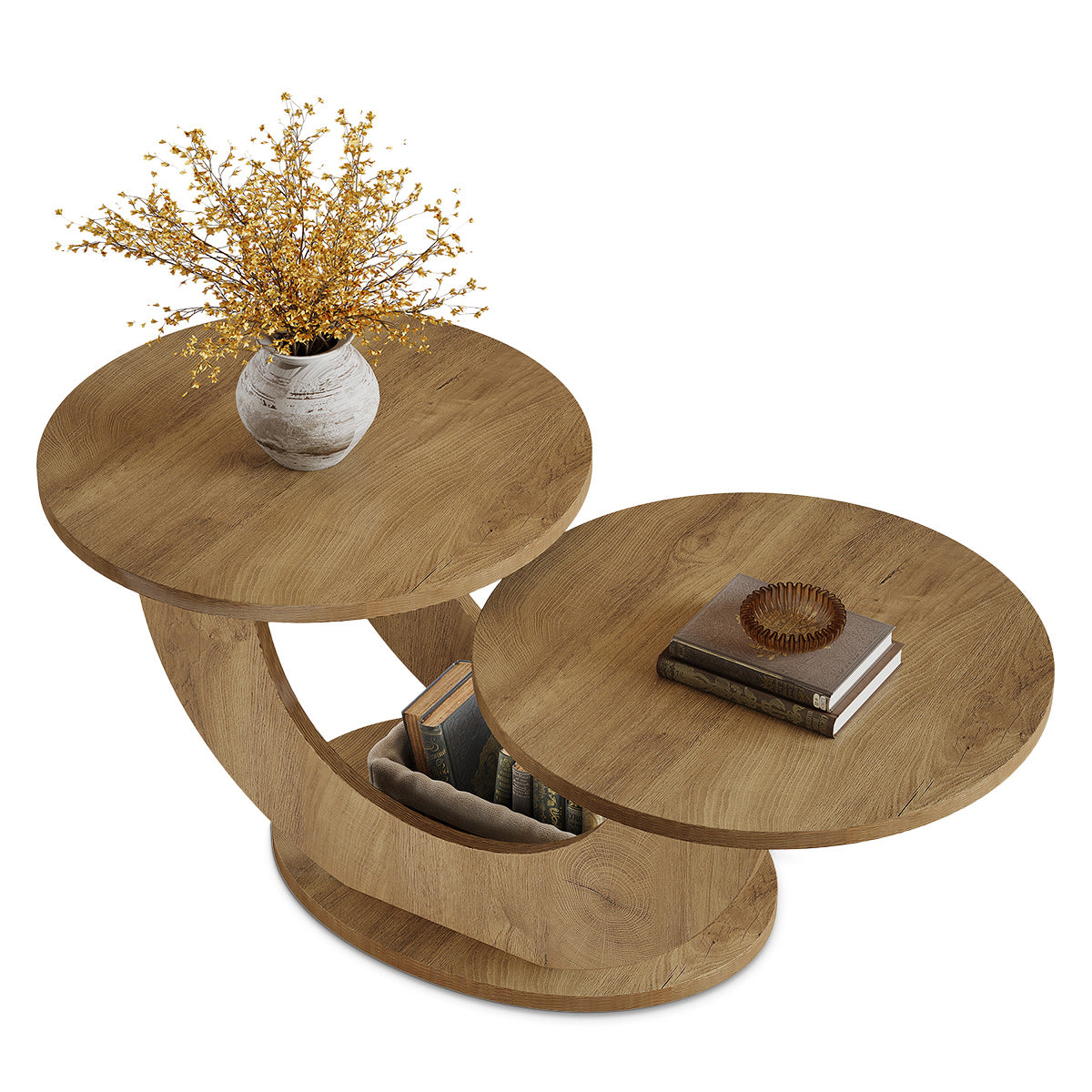 Nile 115cm Twin Coffee Table Oak