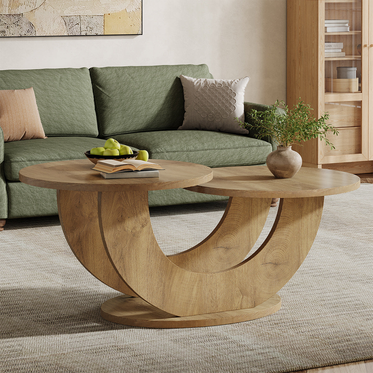 Nile 115cm Twin Coffee Table Oak