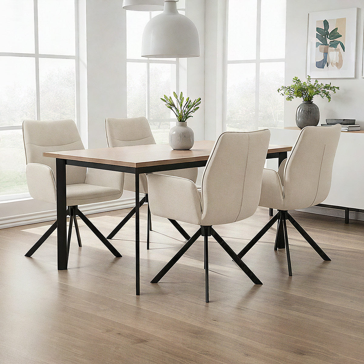 Rici Chair Tweed Fabric