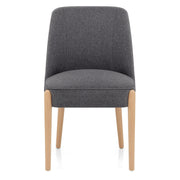 Avon Dining Chair Charcoal Fabric