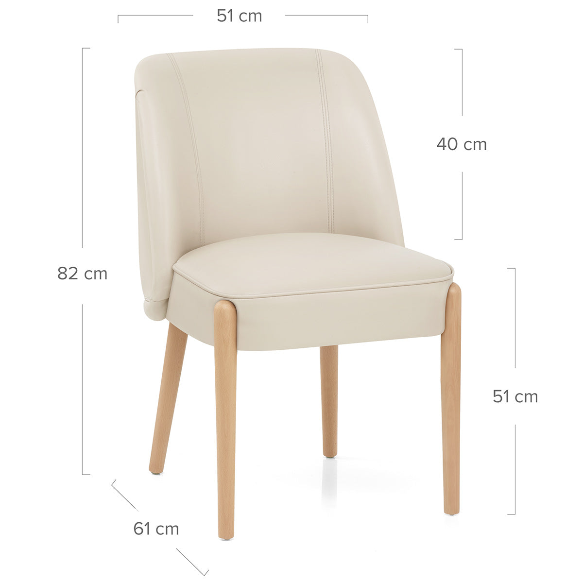 Avon Dining Chair Cream