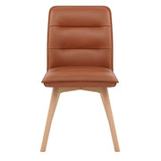 Ciro Real Leather Dining Chair Tan