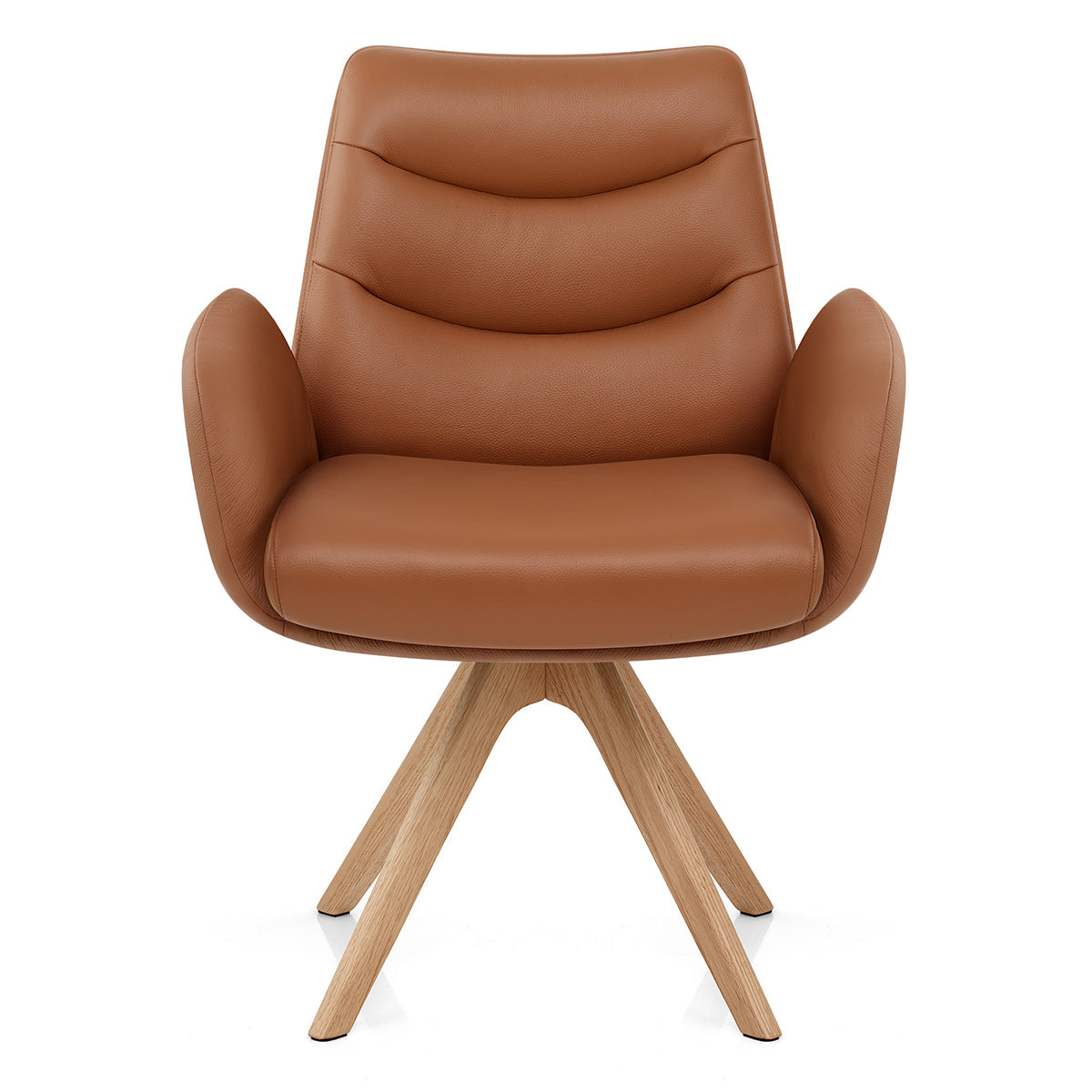 Madrid Real Leather Armchair Tan