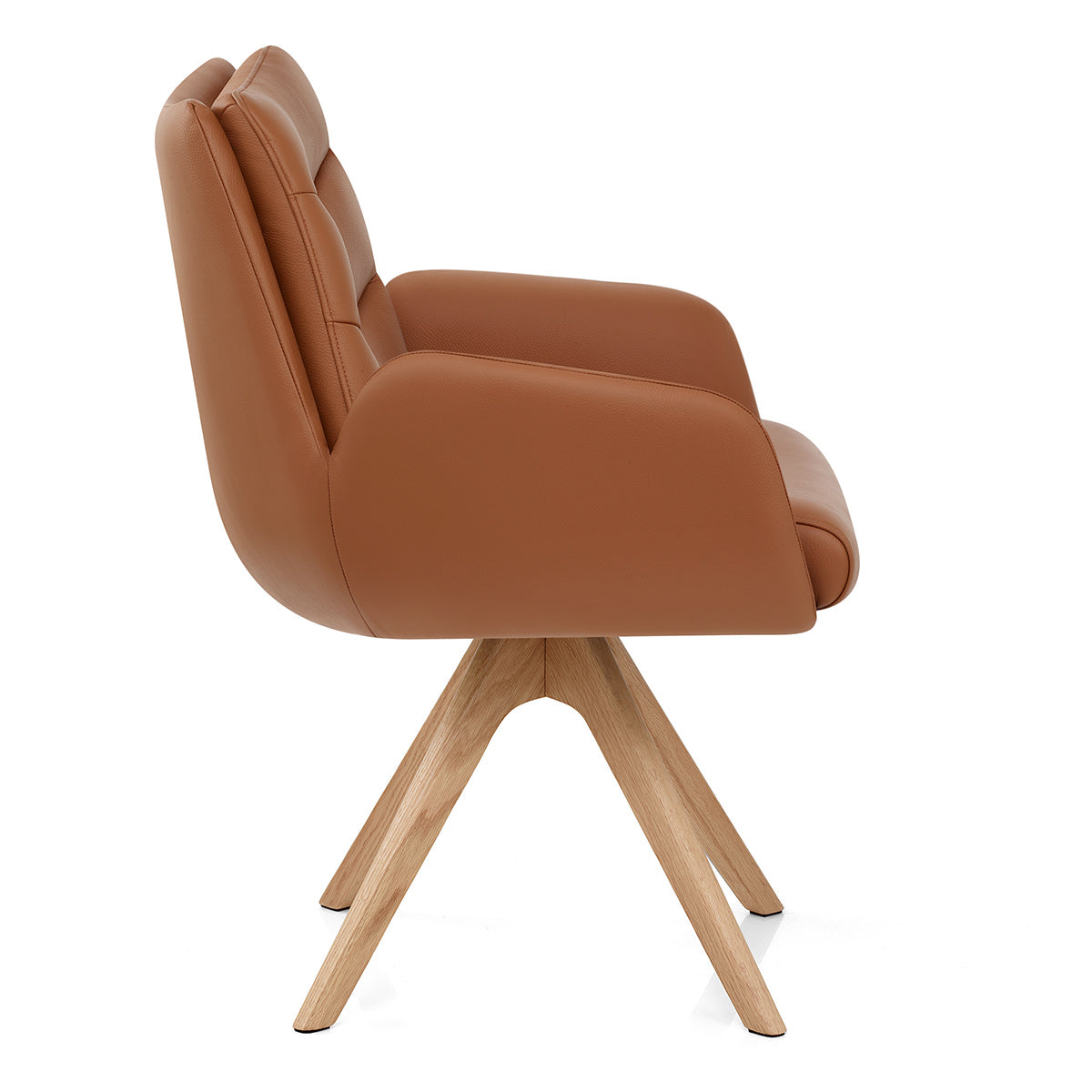 Madrid Real Leather Armchair Tan