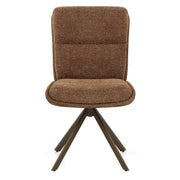 Epsom Dining Chair Brown Fabric