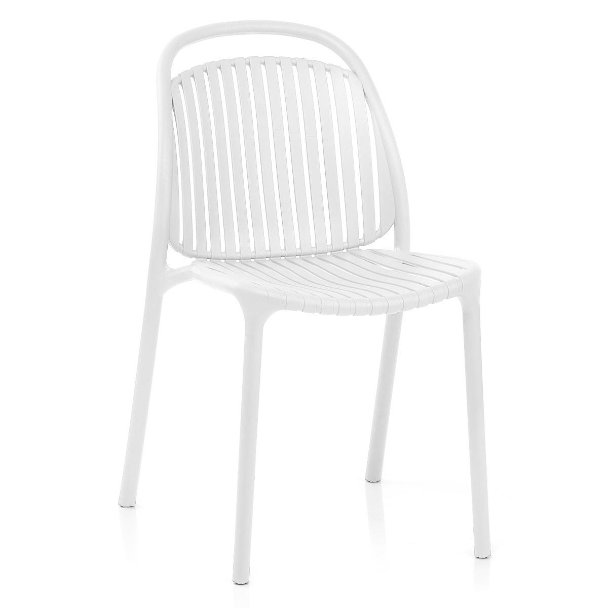 Arlo Stackable Outdoor Chair White
