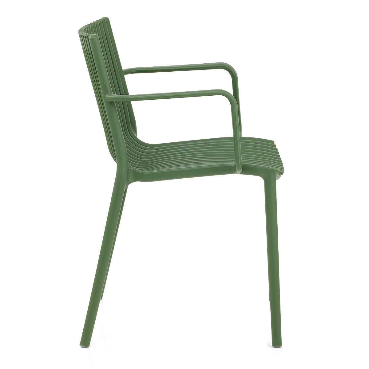 Aura Outdoor Stackable Armchair Green