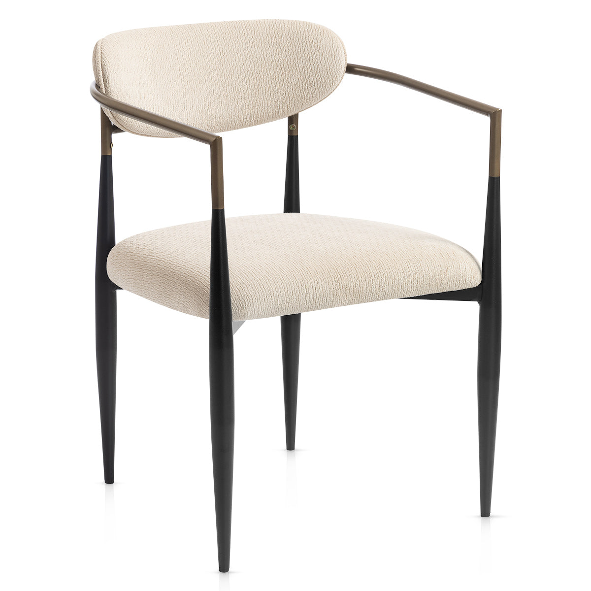 Lumix Dining Chair Cream Fabric