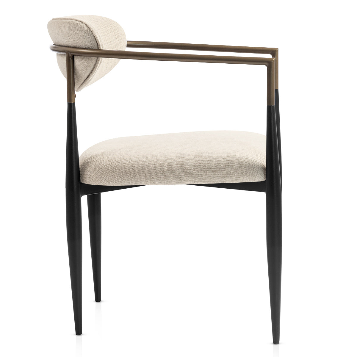 Lumix Dining Chair Cream Fabric