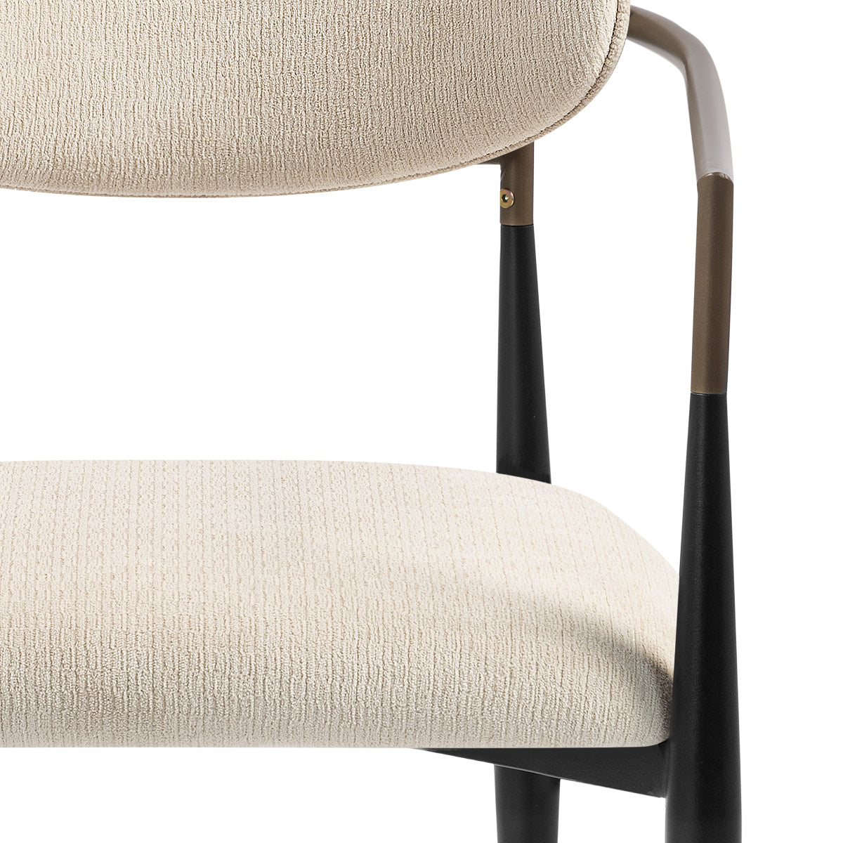 Lumix Dining Chair Cream Fabric