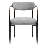 Lumix Dining Chair Grey Fabric