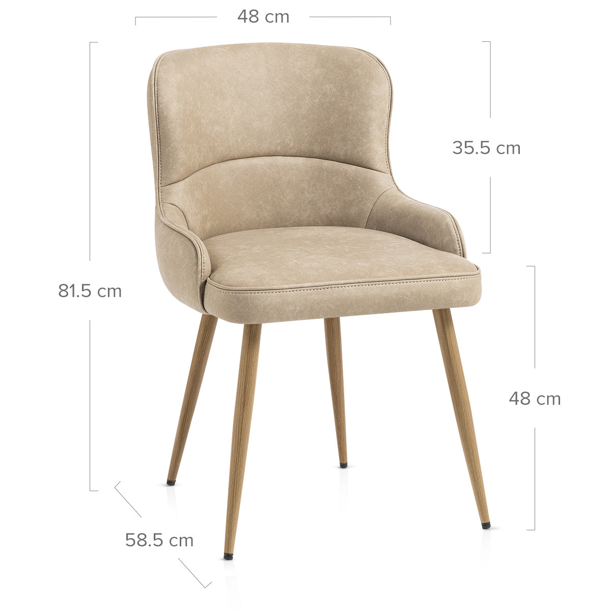 Tropea Dining Chair Brown