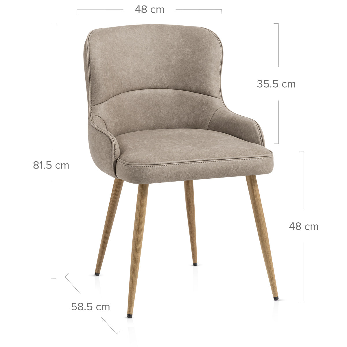 Tropea Dining Chair Grey