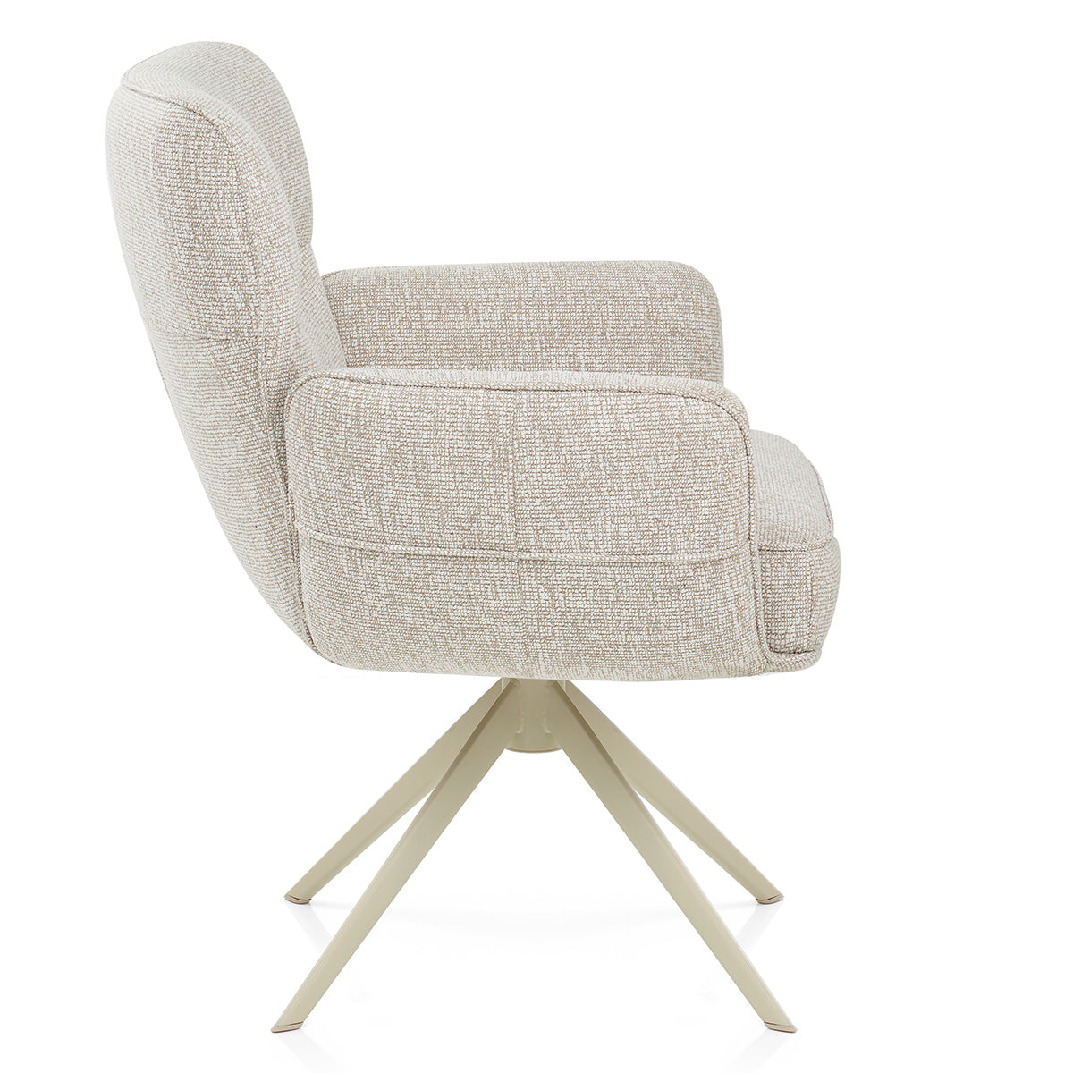 Marbella Dining Chair Cream Fabric