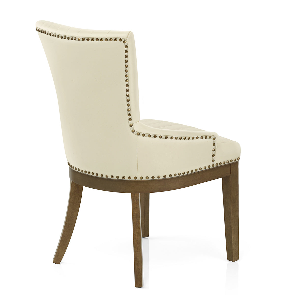 Chiltern Oak Dining Chair Cream Leather