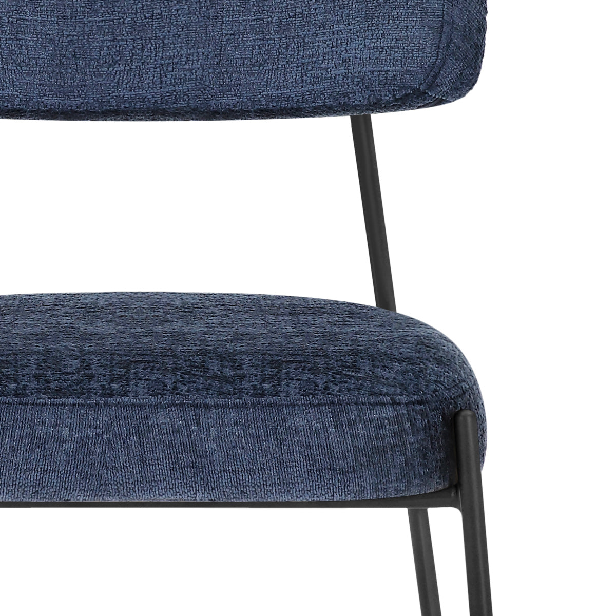 Diana Chair Blue Fabric