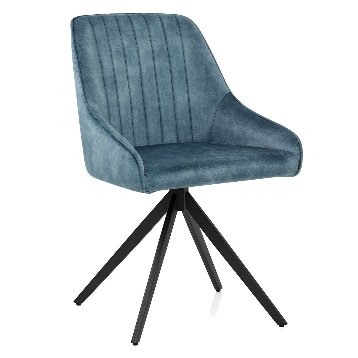 Amelia Chair Blue Velvet
