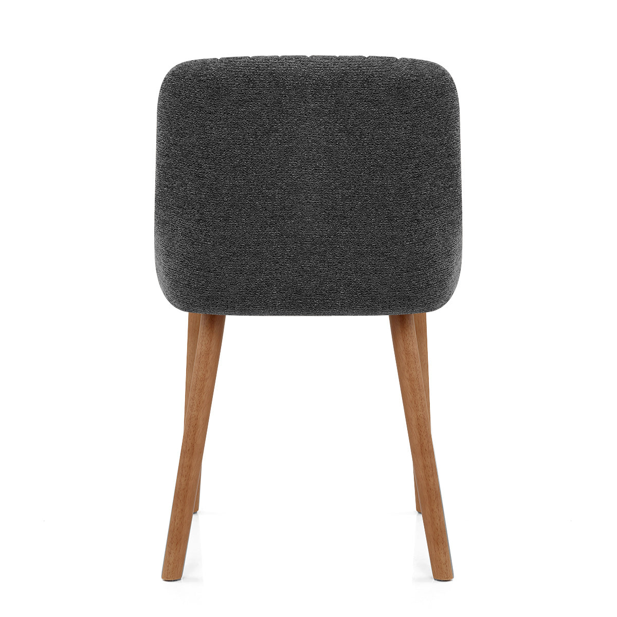 Hatton Oak Dining Chair Charcoal Fabric