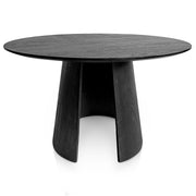 Kyoto 120cm Dining Table Black Wood
