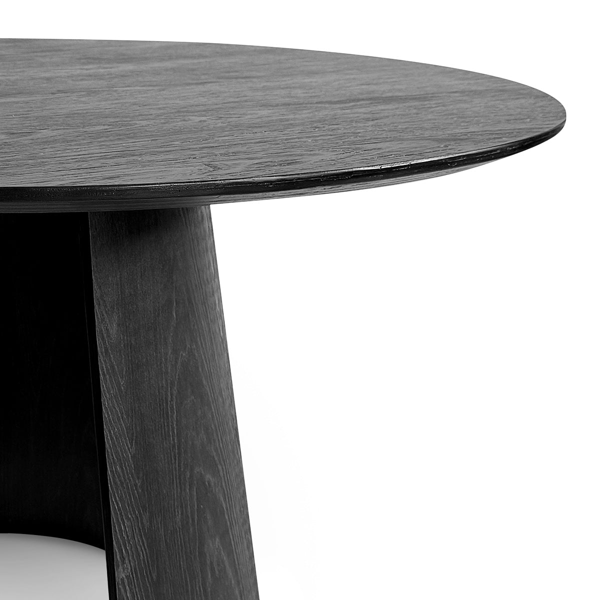 Kyoto 120cm Dining Table Black Wood