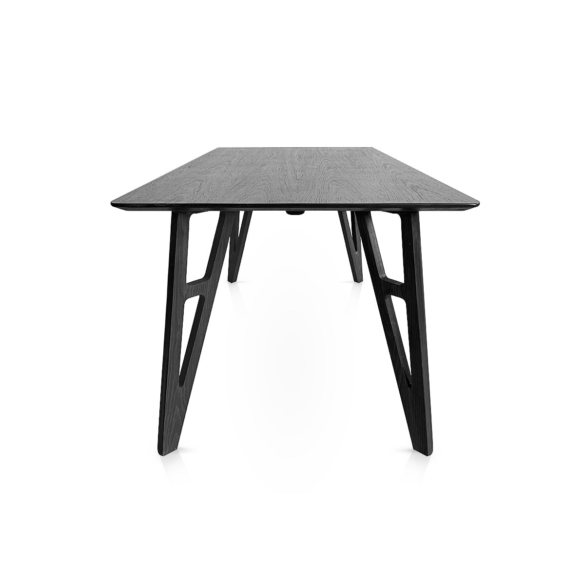 Cairo 160cm Dining Table Black Wood