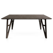 Cairo 160cm Dining Table Dark Wood