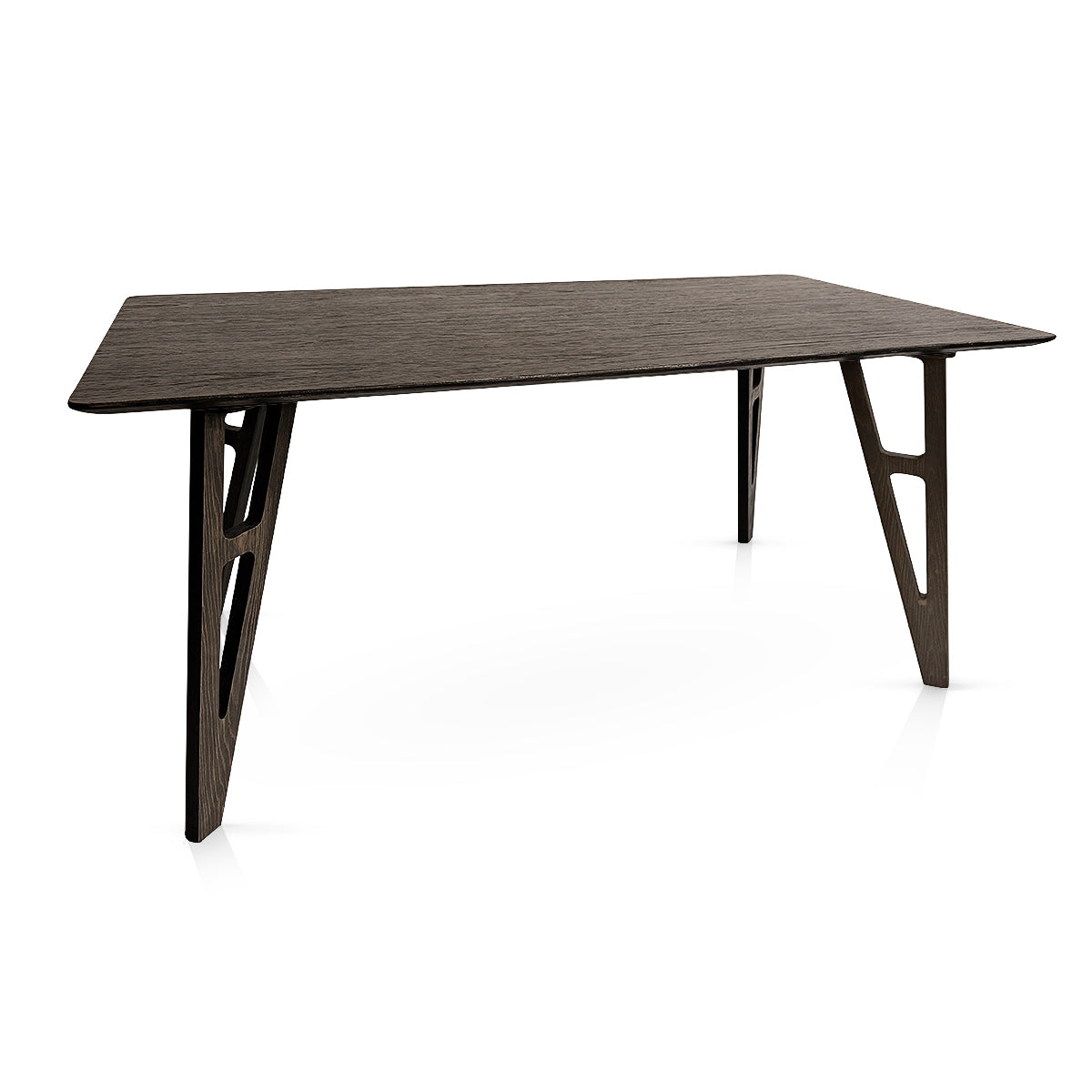 Cairo 160cm Dining Table Dark Wood