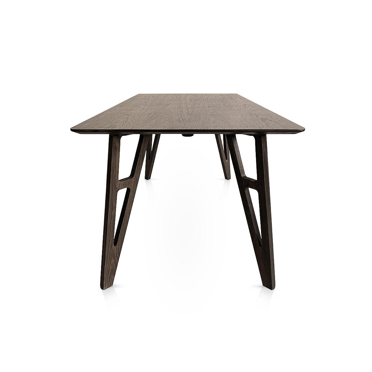 Cairo 160cm Dining Table Dark Wood
