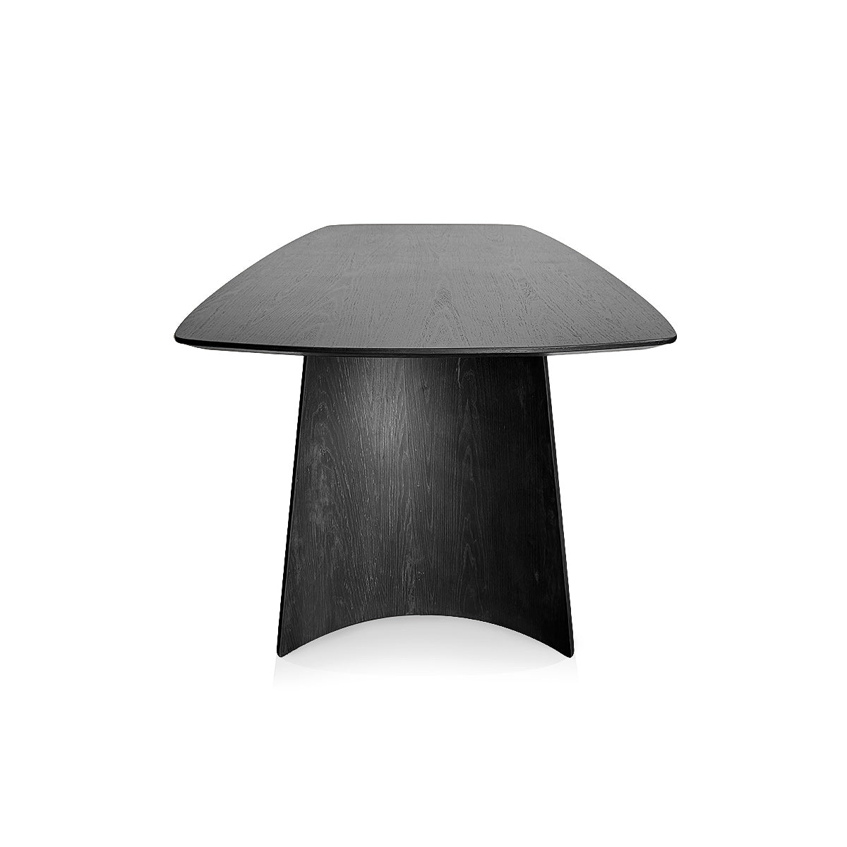Osaka 180cm Dining Table Black Wood